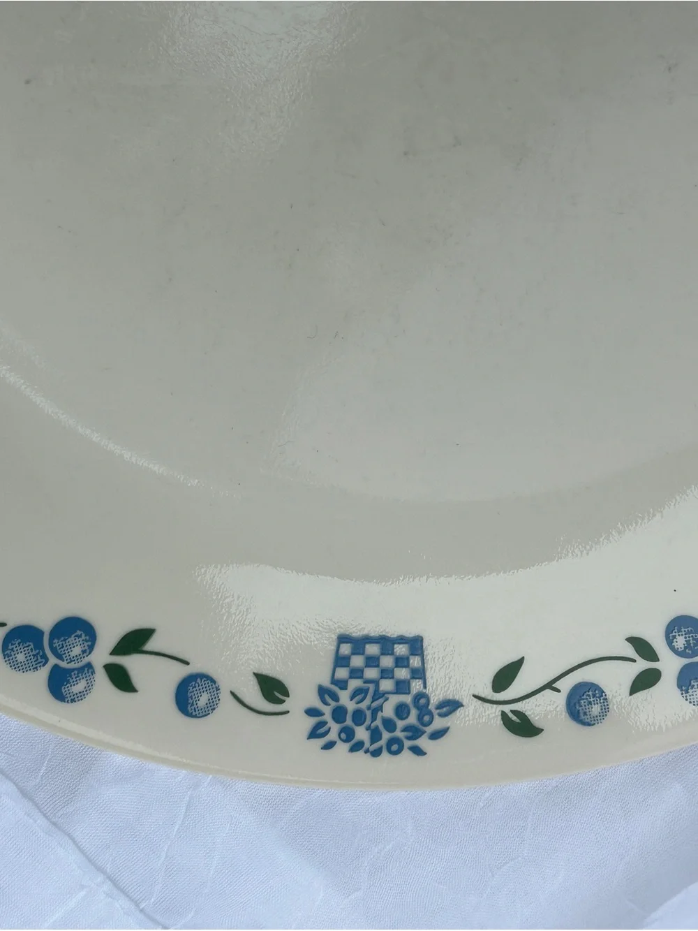 2 Corelle Blueberry Bouquet Dinner Plates